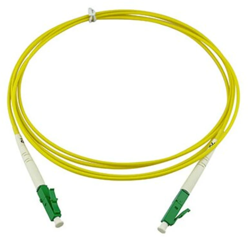 BlueOptics Simplex LWL Patchkabel LC- APC Singlemode 5 m Yellow